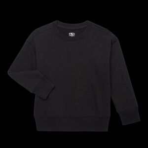 ATHLETIC WORKS BOYS FLEECE SWEATSHIRT - RICH BLACK